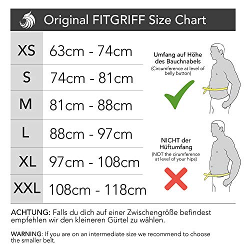 Fitgriff® Cinturón Gym V1 - Cinturon Gimnasio, Musculación, Halterofilia, Crossfit, Levantamiento Pesas, Fitness - Mujeres y Hombres - Green Medium Fitgriff® Cinturón Gym V1 - Cinturon Gimnasio, Musculación, Halterofilia, Crossfit, Levantamiento Pesas, Fitness - Mujeres y Hombres - Green Medium
