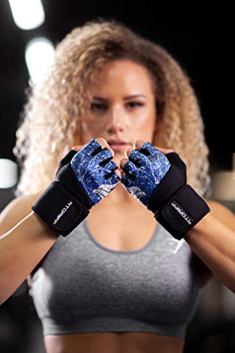 Fitgriff® Guantes de Gimnasio V2 para Hombre y Mujer - Antideslizante Guantes para Crossfit, Gym, Fitness, Entrenamiento y Pesas - Protección de la Palma (Blue, 7) Fitgriff® Guantes de Gimnasio V2 para Hombre y Mujer - Antideslizante Guantes para Crossfit, Gym, Fitness, Entrenamiento y Pesas - Protección de la Palma (Blue, 7)