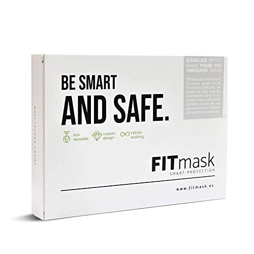 FITmask Mascarilla Reutilizable Lavable Certificada Tejido Hidrófugo Made in Spain Black Marble - Adulto Cabecera FITmask Mascarilla Reutilizable Lavable Certificada Tejido Hidrófugo Made in Spain Black Marble - Adulto Cabecera