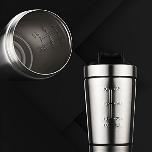 Fitness Acero Inoxidable proteína Bottle Copa Proteína Bottle de proteínas 700+200ml Fitness Acero Inoxidable proteína Bottle Copa Proteína Bottle de proteínas 700+200ml