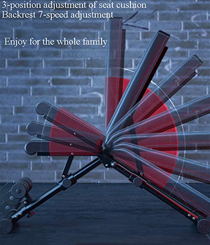 Fitness Equipment Banco de musculación Plegable, Pesa Profesional y Banco multifunción para el hogar, Uso como Curl de bíceps y más, Banco de Ejercicios con Acolchado Fitness Equipment Banco de musculación Plegable, Pesa Profesional y Banco multifunción para el hogar, Uso como Curl de bíceps y más, Banco de Ejercicios con Acolchado