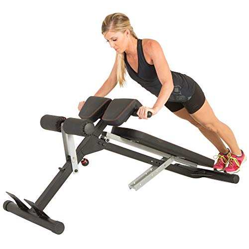 Fitness Realidad Unisex X-Class luz Comercial Multi-Workout Abdominal/Hyper Espalda extensión Banco, Negro, un tamaño Fitness Realidad Unisex X-Class luz Comercial Multi-Workout Abdominal/Hyper Espalda extensión Banco, Negro, un tamaño
