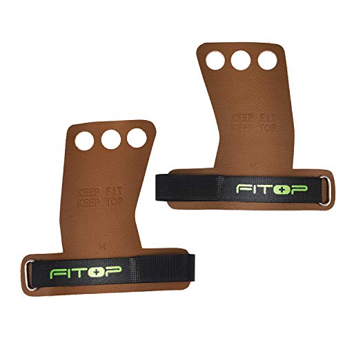 FITOP Crossfit Grips Gymnastics para Ejercicio en Barra, Protección de Palmas y Soporte de Muñecas FITOP Crossfit Grips Gymnastics para Ejercicio en Barra, Protección de Palmas y Soporte de Muñecas