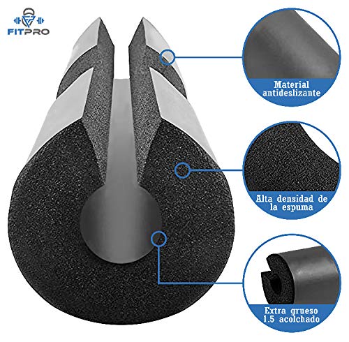 Fitpro Almohadilla Protectora de Cuello y Hombros para Sentadillas y Hip Trust con Barra (Negro) Fitpro Almohadilla Protectora de Cuello y Hombros para Sentadillas y Hip Trust con Barra (Negro)