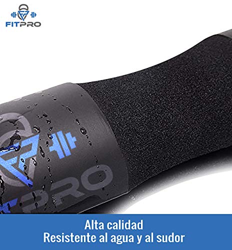 Fitpro Almohadilla Protectora de Cuello y Hombros para Sentadillas y Hip Trust con Barra (Negro)
