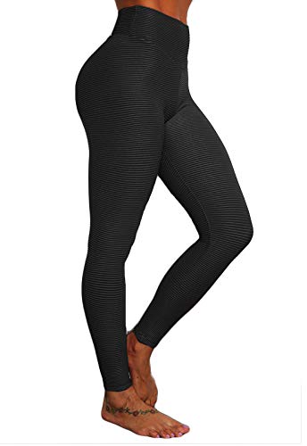FITTOO Leggings Mallas Mujer Pantalones Deportivos Yoga Alta Cintura Elásticos y Transpirables #2 Negro Chica