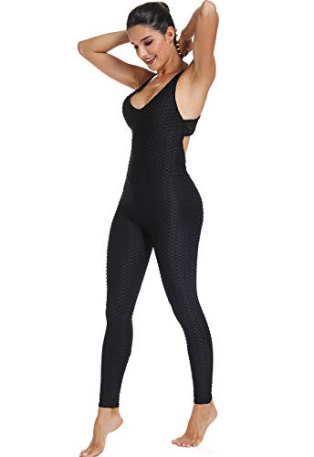 FITTOO Mallas Pantalones Deportivos Leggings Mujer Yoga de Alta Cintura Elásticos y Transpirables para Yoga Running Fitness con Gran Elásticos1370 Negro S