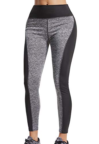 FITTOO Mallas Pantalones Deportivos Leggings Mujer Yoga de Alta Cintura Elásticos y Transpirables para Yoga Running Fitness con Gran Elásticosg37k