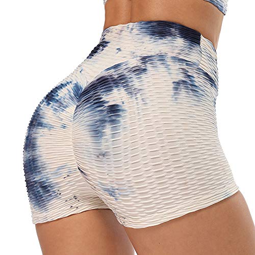 FITTOO Pantalones Cortos Leggings Mujer Mallas Yoga Alta Cintura Elásticos Push Up Suave