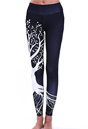 FITTOO Mallas Pantalones Deportivos Leggings Mujer Yoga de Alta Cintura  Elásticos y Transpi…