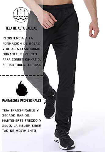 FITTOO Pantalones Deportivos para Hombre Mallas de Fitness Elásticos y Transpirables1310