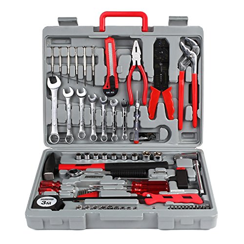 FIXKIT Juego de Herramientas 39/555 pcs, Kit de Herramientas Multifunción Universal, Maletín Herramientas Portátil con Llave, Cuchillo, Destornillador, para Hogar, Garaje, Oficina FIXKIT Juego de Herramientas 39/555 pcs, Kit de Herramientas Multifunción Universal, Maletín Herramientas Portátil con Llave, Cuchillo, Destornillador, para Hogar, Garaje, Oficina