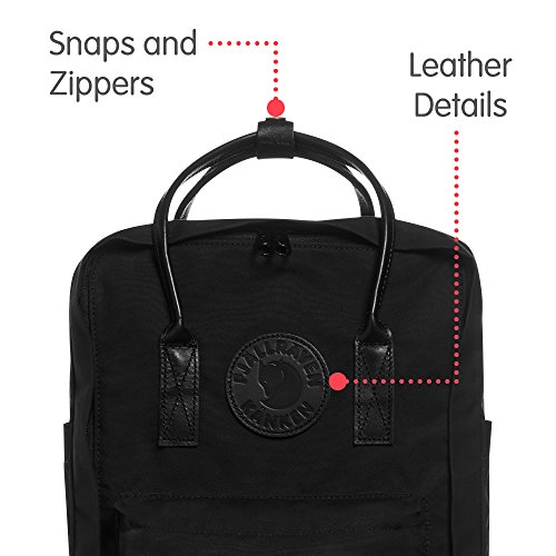 Fjallraven Kånken No. 2 Laptop 15" Black Backpack, Unisex Adulto, Talla única