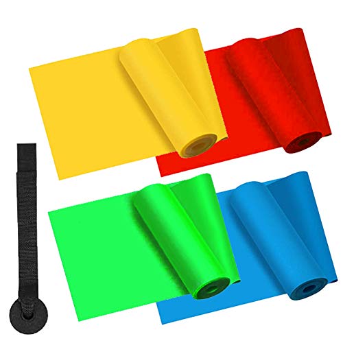 Flagicon Bandas Elasticas Fitness, Juego de 4 Bandas de Resistencia Profesionales con Puerta de Ancla, Cintas Elasticas Fitness para Yoga, Pilates, Terapia Física, Rehabilitación, Estiramientos Flagicon Bandas Elasticas Fitness, Juego de 4 Bandas de Resistencia Profesionales con Puerta de Ancla, Cintas Elasticas Fitness para Yoga, Pilates, Terapia Física, Rehabilitación, Estiramientos