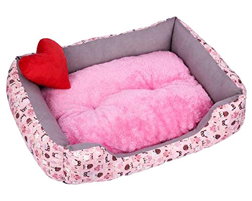 Flairstar Cama para Mascotas Cama de Suave para Perros y Gatos Lavable Reversibles Cama