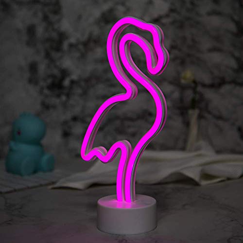 Flamenco señal de neón de luz de la noche de interior con la base del sostenedor de la batería/USB Operado sesión neón que brilla intensamente decorativo luz LED para la sala de estar dormitorio fi Flamenco señal de neón de luz de la noche de interior con la base del sostenedor de la batería/USB Operado sesión neón que brilla intensamente decorativo luz LED para la sala de estar dormitorio fi
