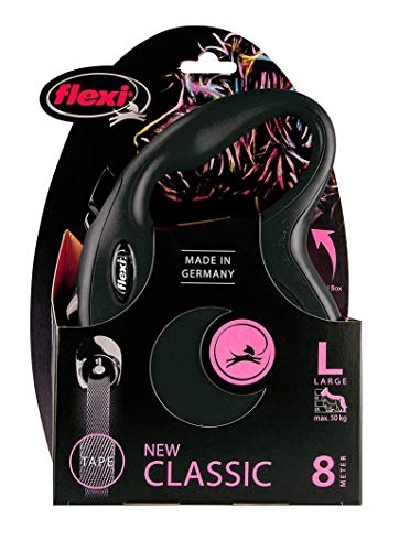 Flexi Classic L Cinta 8 m, Negro