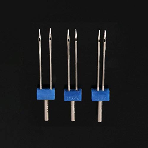 Fleymu Agujas Dobles Duraderas Accesorios de Costura Elástica Aguja Gemelas con Caja Plástico para Máquina Coser Doméstica Agujas de Universal Machines Casera Tamaños Alta Calidad (3 Piezas) Fleymu Agujas Dobles Duraderas Accesorios de Costura Elástica Aguja Gemelas con Caja Plástico para Máquina Coser Doméstica Agujas de Universal Machines Casera Tamaños Alta Calidad (3 Piezas)