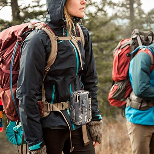 flintronic Bolsa Cintura Táctica, Bolso Cinturón Táctica Militar Compacta 1000D Nylon para Herramientas Pequeñas de Multiusos Teléfono Móvil al Aire Libre Deportes Senderismo y Camping, con Mosquetón flintronic Bolsa Cintura Táctica, Bolso Cinturón Táctica Militar Compacta 1000D Nylon para Herramientas Pequeñas de Multiusos Teléfono Móvil al Aire Libre Deportes Senderismo y Camping, con Mosquetón