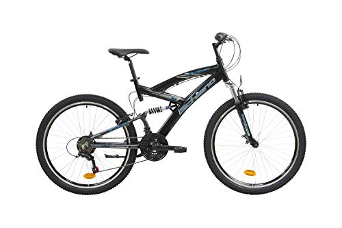 F.Lli Schiano Energy Bicicleta de suspensión Completa, Men's, Negro-Azul, 26'' F.Lli Schiano Energy Bicicleta de suspensión Completa, Men's, Negro-Azul, 26''