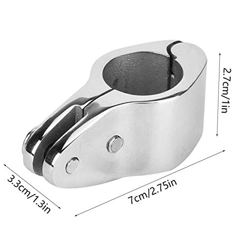 Fluent Boat Fitting 316 Acero inoxidable Anti-óxido Abrazadera para barco Barco con mandíbula deslizante Resistente a la corrosión para el hogar(25mm) Fluent Boat Fitting 316 Acero inoxidable Anti-óxido Abrazadera para barco Barco con mandíbula deslizante Resistente a la corrosión para el hogar(25mm)