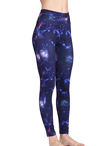 FLYILY Mallas Deportivas Mujer Pantalones impreso Leggings Deportes para Running Yoga Fitness Gym