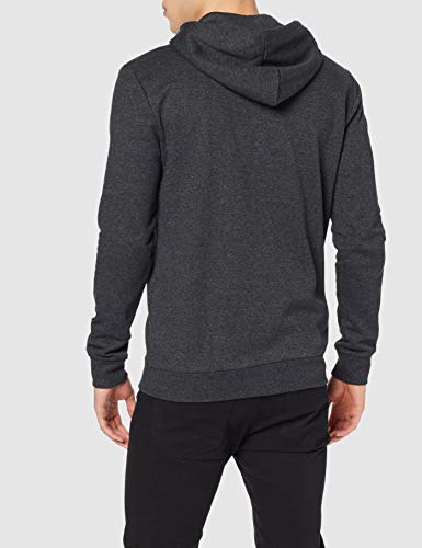 FM London Hyfresh Zipped Capucha, Marfil (Charcoal 22), Large para Hombre