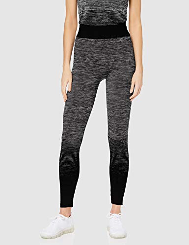 FM London Vest Top and Leggings Conjunto Ropa Deportiva, Negro (Black), Talla única (Talla del fabricante: 8-14) para Mujer