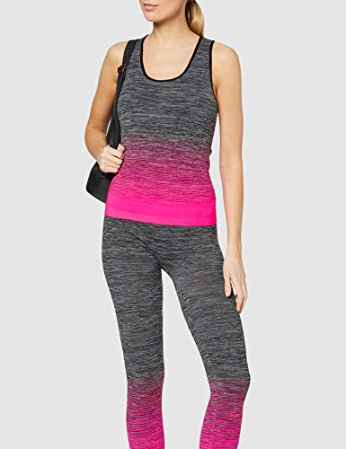 FM London Vest Top and Leggings Conjunto Ropa Deportiva, Rosa (Pink), Talla única (Talla del fabricante: 8-14) para Mujer FM London Vest Top and Leggings Conjunto Ropa Deportiva, Rosa (Pink), Talla única (Talla del fabricante: 8-14) para Mujer