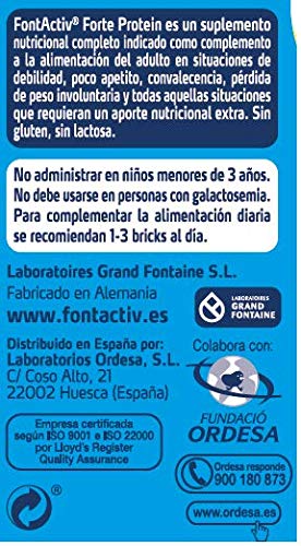 Fontactiv Forte Protein Chocolate Es Un Suplemento Nutricional Para Un Envejecimiento Activo 3 Unidades 600ml