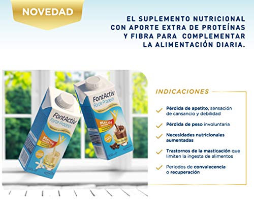 Fontactiv Forte Protein Vainilla Es Un Suplemento Nutricional Para Un Envejecimiento Activo 3 Unidades 600ml