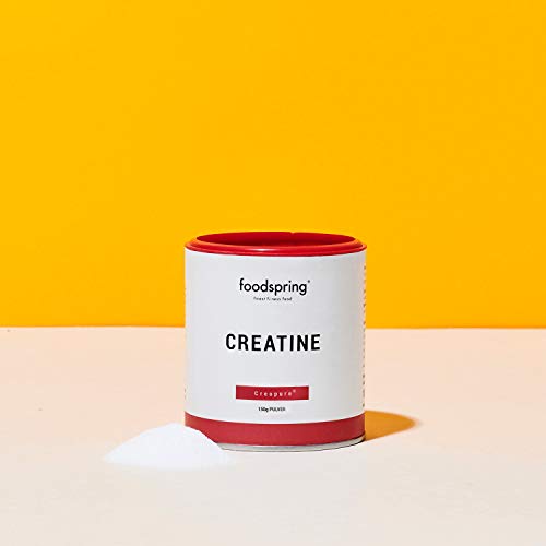 foodspring Creatina en polvo, 150g, Refuerzo para ganar masa muscular