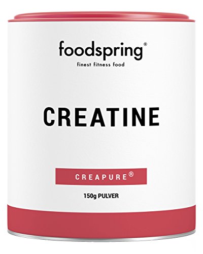 foodspring Creatina en polvo, 150g, Refuerzo para ganar masa muscular