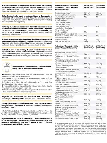 foodspring Proteína Whey, Sabor Vainilla, 750g, 100% proteína de suero de leche, Proteína en polvo para el desarrollo muscular