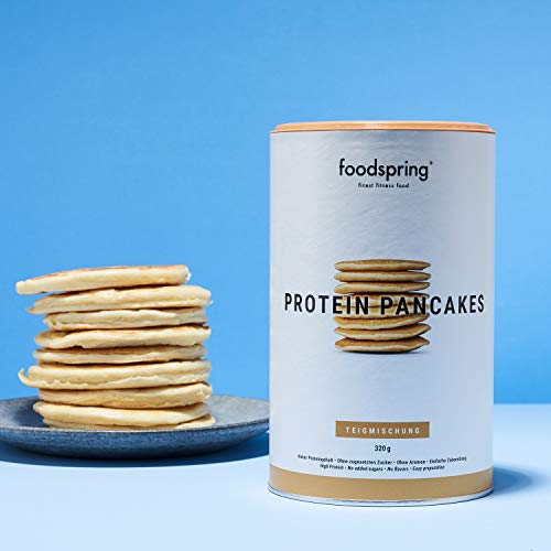 foodspring Tortitas Proteicas, 320g, Sin azúcares añadidos, 6 veces más proteína que las normales, Bajas en carbohidratos