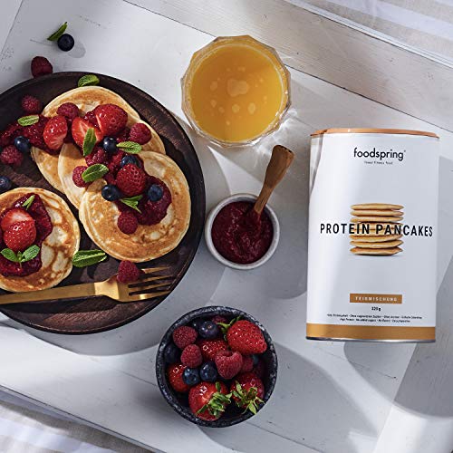 foodspring Tortitas Proteicas, 320g, Sin azúcares añadidos, 6 veces más proteína que las normales, Bajas en carbohidratos