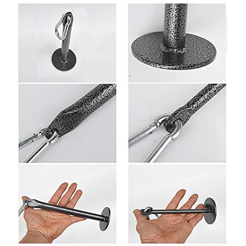 FOOING Accesorio de Entrenamiento para Antebrazos, Ejercitador de la Mano, Entrenador de Resistencia de Rodillos para Ejercicios de Foream y Muñeca Fuerza con Cuerdas (Fitness 11pcs)