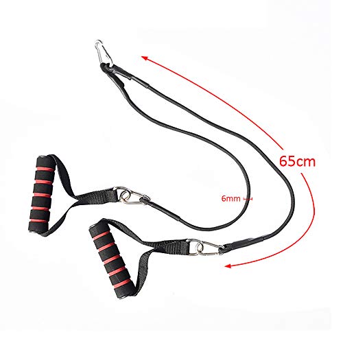 FOOING Accesorio de Entrenamiento para Antebrazos, Ejercitador de la Mano, Entrenador de Resistencia de Rodillos para Ejercicios de Foream y Muñeca Fuerza con Cuerdas (Fitness 11pcs)