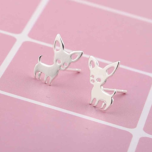 forbestest Oído mujeres Pequeño Chihuahua pendientes perro mascota hembra aleación Pendientes Animal pernos prisioneros de las niñas forbestest Oído mujeres Pequeño Chihuahua pendientes perro mascota hembra aleación Pendientes Animal pernos prisioneros de las niñas