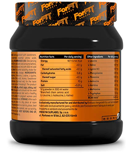 ForFIT Sports Amino EAA BCAA Powder 35 Unidades 420 g ForFIT Sports Amino EAA BCAA Powder 35 Unidades 420 g