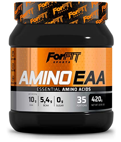 ForFIT Sports Amino EAA BCAA Powder 35 Unidades 420 g ForFIT Sports Amino EAA BCAA Powder 35 Unidades 420 g