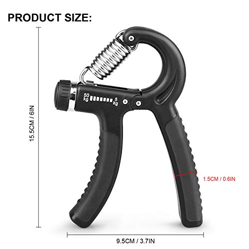 Fortalecedores de Mano Mancuernas con Dedos para Fortalecer la muñeca y el Agarre, Agarre de Fuerza de la Mano Rango de 5 kg a 60 kg Fortalecedores de Mano Mancuernas con Dedos para Fortalecer la muñeca y el Agarre, Agarre de Fuerza de la Mano Rango de 5 kg a 60 kg