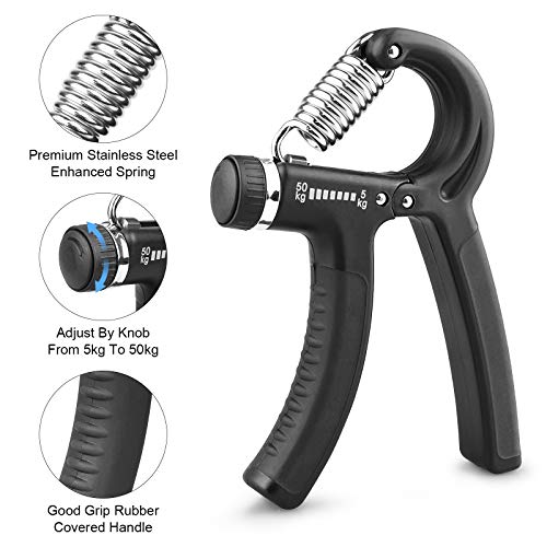 Fortalecedores de Mano Mancuernas con Dedos para Fortalecer la muñeca y el Agarre, Agarre de Fuerza de la Mano Rango de 5 kg a 60 kg Fortalecedores de Mano Mancuernas con Dedos para Fortalecer la muñeca y el Agarre, Agarre de Fuerza de la Mano Rango de 5 kg a 60 kg
