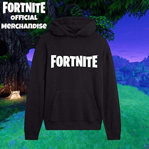 Fortnite, Sudaderas de Niño Ropa Videojuegos Niños (9-10 años) , Negro