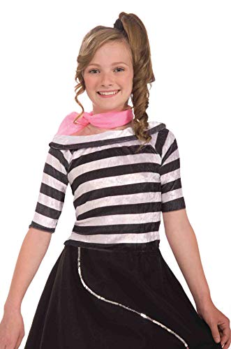 Forum Novelties- Forum Child 50's Sock Hop, X-Large, Black/White Top de calcetín para niños de los años 50, XL, Negro/Blanco, Color (69672) Forum Novelties- Forum Child 50's Sock Hop, X-Large, Black/White Top de calcetín para niños de los años 50, XL, Negro/Blanco, Color (69672)