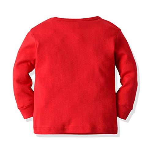Fossen Kids - Pijamas Casero de Recién Nacido Bebé Navidad, Impresión de Santa Claus Ciervo Top + Pantalones a Rayas Fossen Kids - Pijamas Casero de Recién Nacido Bebé Navidad, Impresión de Santa Claus Ciervo Top + Pantalones a Rayas