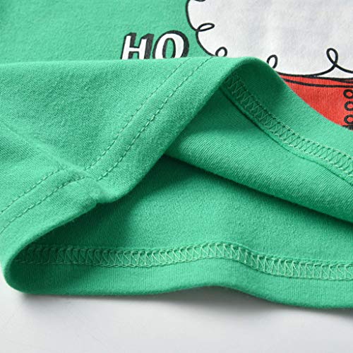Fossen Kids - Pijamas Casero de Recién Nacido Bebé Navidad, Impresión de Santa Claus Ciervo Top + Pantalones a Rayas Fossen Kids - Pijamas Casero de Recién Nacido Bebé Navidad, Impresión de Santa Claus Ciervo Top + Pantalones a Rayas
