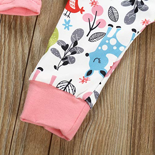 Fossen Kids - Pijamas Casero de Recién Nacido Bebé Navidad, Impresión deCiervo Top + Pantalones de Ciervo Flor Fossen Kids - Pijamas Casero de Recién Nacido Bebé Navidad, Impresión deCiervo Top + Pantalones de Ciervo Flor