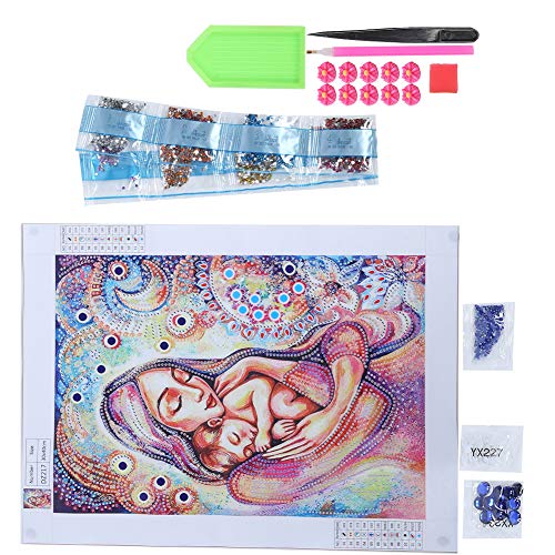 FOTABPYTI Diamond Painting Kit, 11,8 x 15,7 Inch Met dienblad DIY Diamond Painting, Met Clay CROS Stitch Rhinestone Picture Home Bar