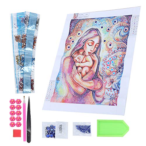 FOTABPYTI Diamond Painting Kit, 11,8 x 15,7 Inch Met dienblad DIY Diamond Painting, Met Clay CROS Stitch Rhinestone Picture Home Bar